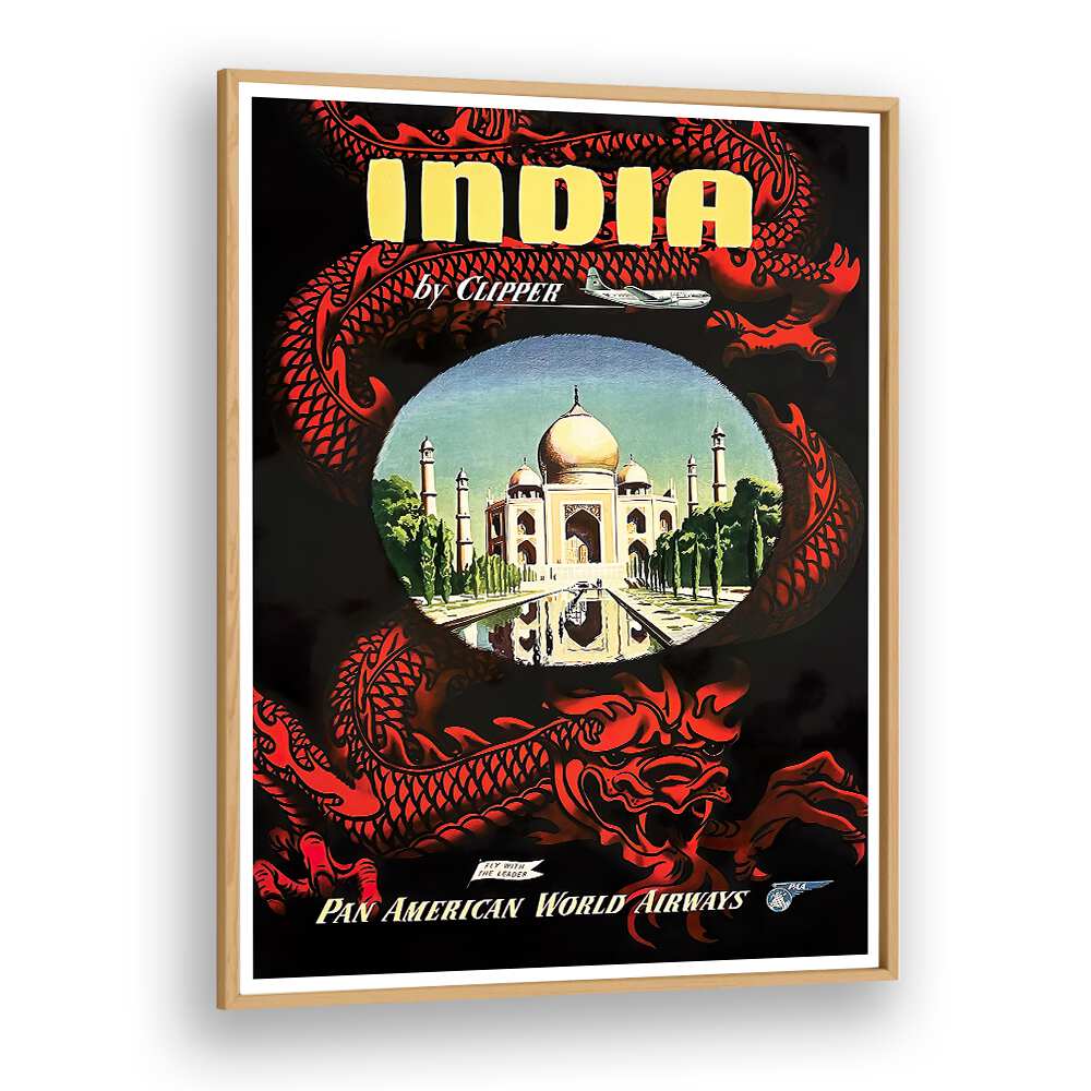 Explore the enchanting INDIA I, VINTAGE TRAVEL POSTERS showcasing India's rich heritage and stunning landscapes.