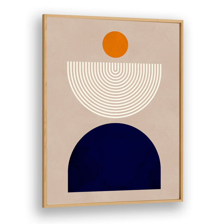 Modern art print featuring SEMICIRCLES III, GEOMETRIC ART PRINTS with bold colors and intricate designs for creative spaces.