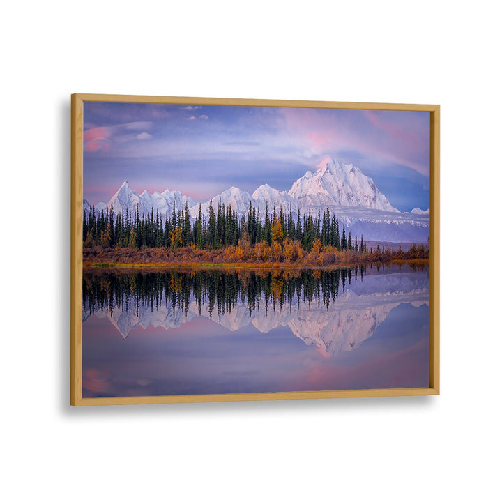 Stunning DENALI REFLECTION, PHOTOGRAPHY PRINTS showcasing majestic mountain landscapes and serene reflections.