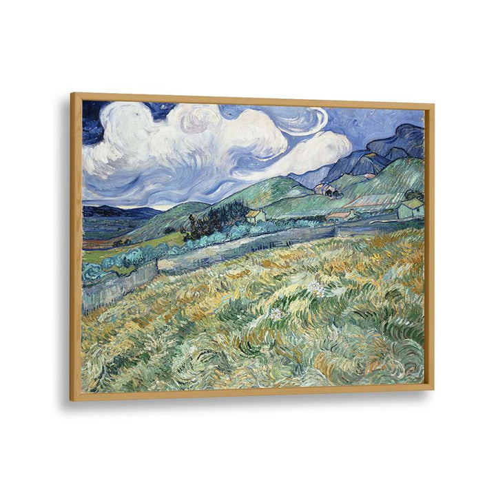 VINCENT VAN GOGH - LANDSCAPE FROM SAINT-RÉMY , VINTAGE PAINTINGS