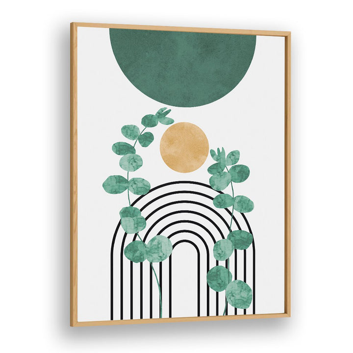 Beautiful LEAVES IV, BOHO ART PAINTINGS featuring watercolor leaves and abstract design, perfect for your home decor.