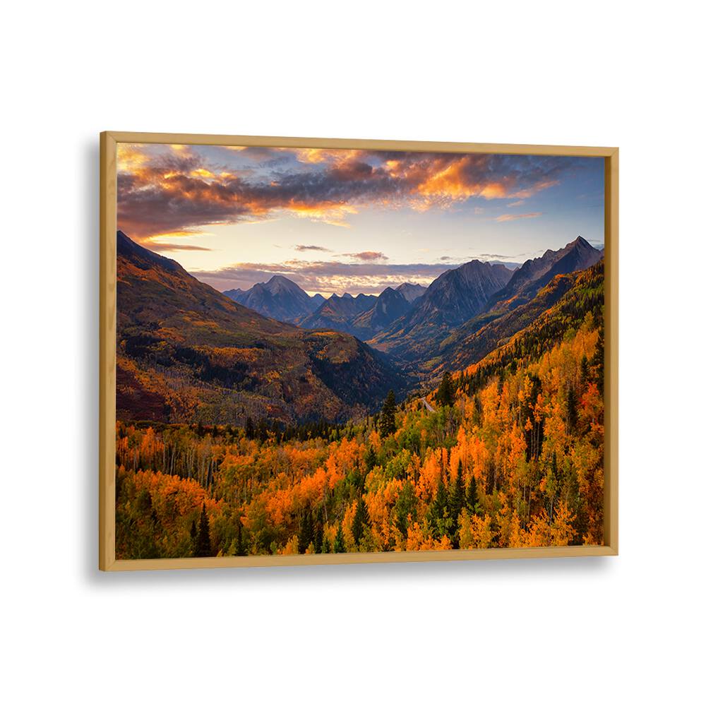 Stunning MCCLURE PASS, PHOTOGRAPHY PRINTS showcasing vibrant autumn foliage and majestic mountain landscapes.