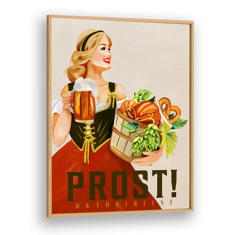 Celebrate with our PROST OKTOBERFEST, BAR art, perfect for festive spaces and Oktoberfest gatherings.