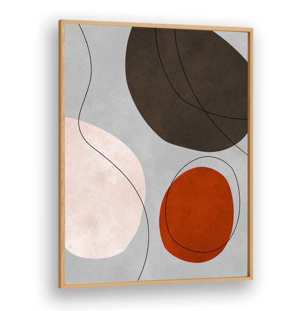 Colorful shapes in a modern frame showcase EXPRESSIVE VII, ABSTRACT PAINTINGS, perfect for creative spaces.