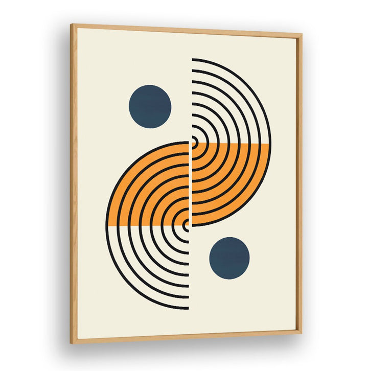 Modern LINES AND CIRCLES VI, BOHO ART PAINTINGS featuring vibrant colors and unique geometric patterns for stylish decor.