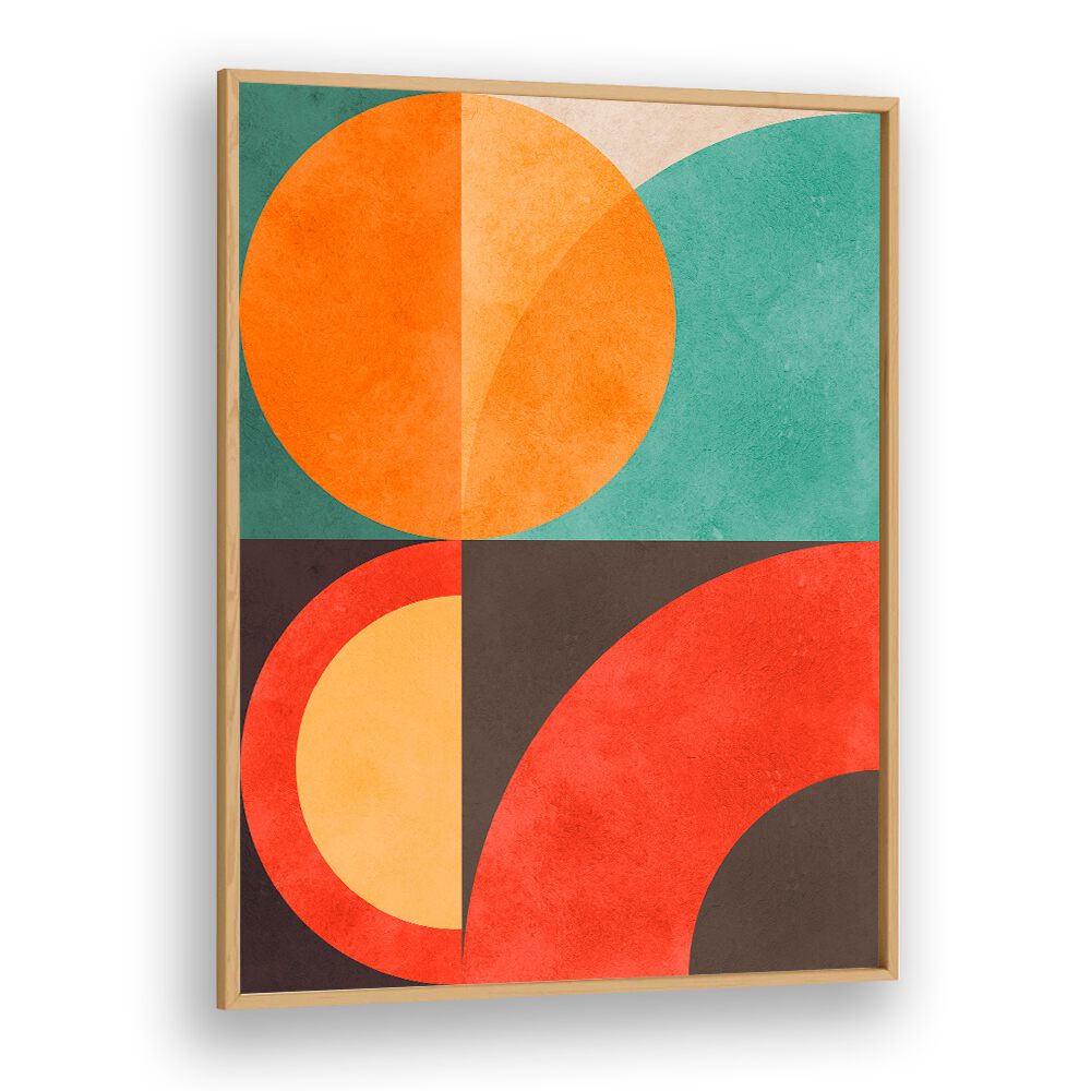 Vibrant CIRCLES IN HARMONY IX, GEOMETRIC ART PRINTS showcasing abstract design and bold colors for modern decor.