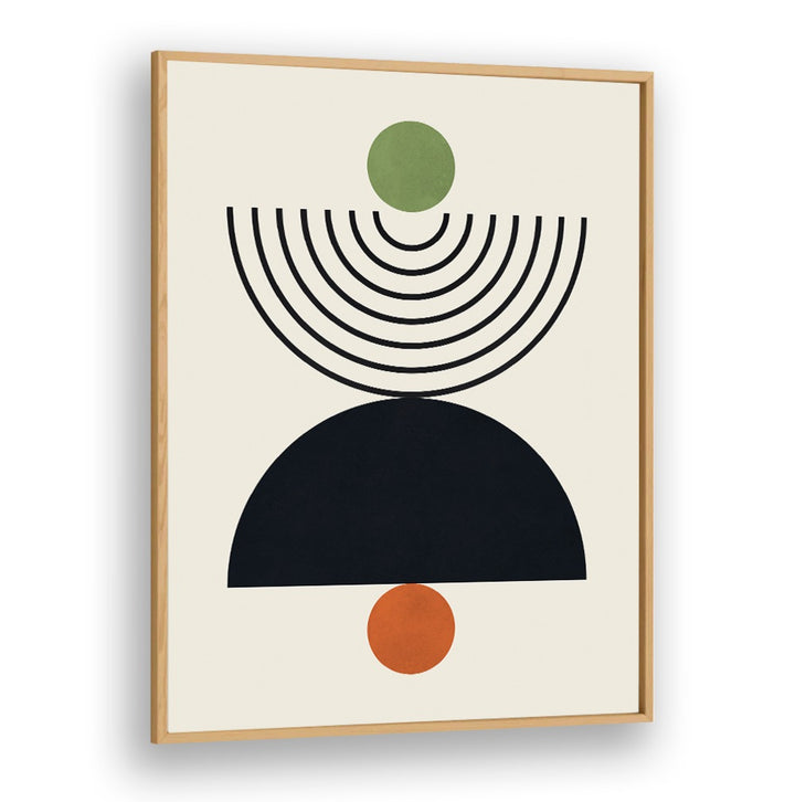 Stylish LINES AND CIRCLES XXV, BOHO ART PAINTINGS featuring geometric designs in earthy tones for creative spaces.