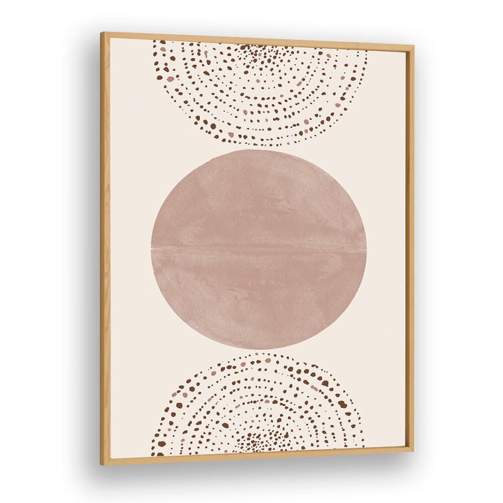 Elegant BOHO II art painting featuring soft circles, perfect for adding creativity to your space by The Miuus Studio.