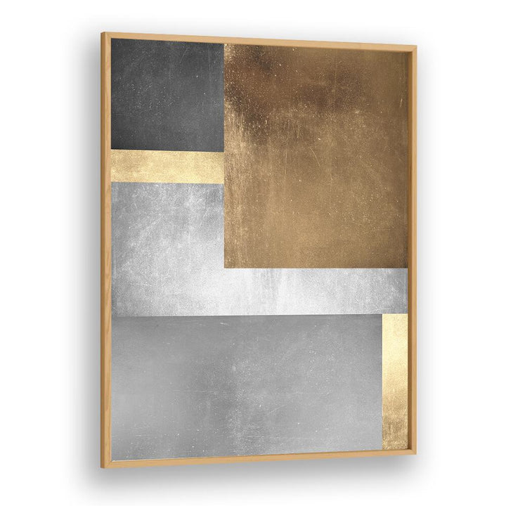Stunning GOLD TEXTURES III, GEOMETRIC ART PRINTS featuring gold and silver, perfect for adding elegance to any space.