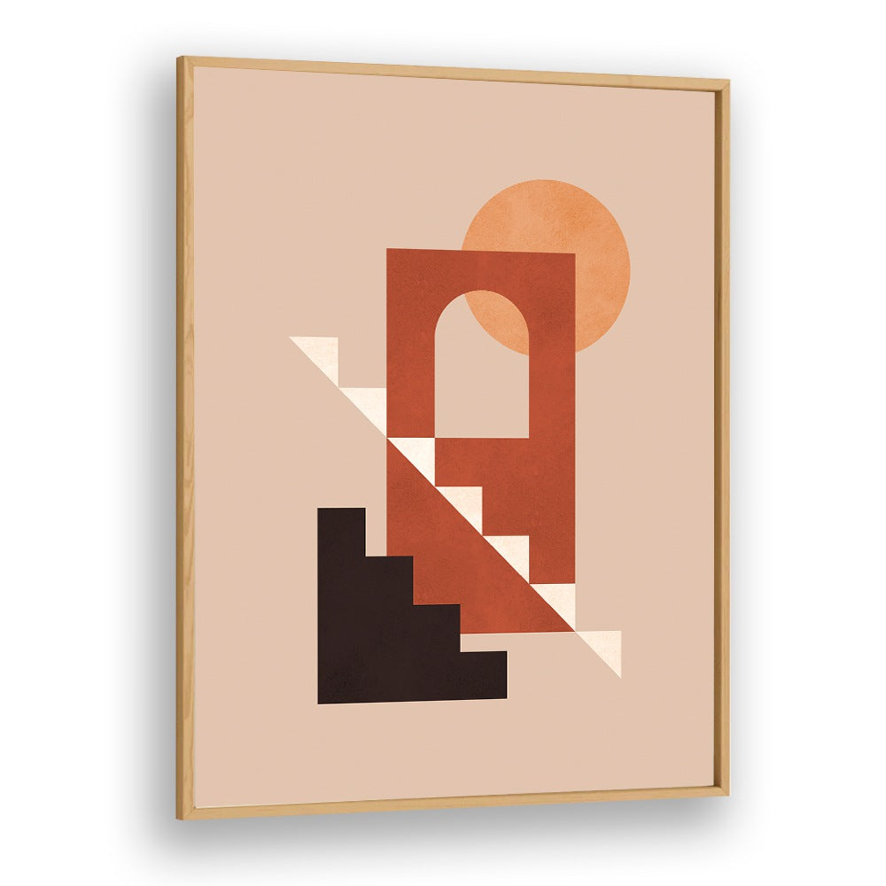 Elegant GEOMETRIC COMPOSITION III, BOHO ART PAINTINGS, perfect for transforming your space with sophistication.