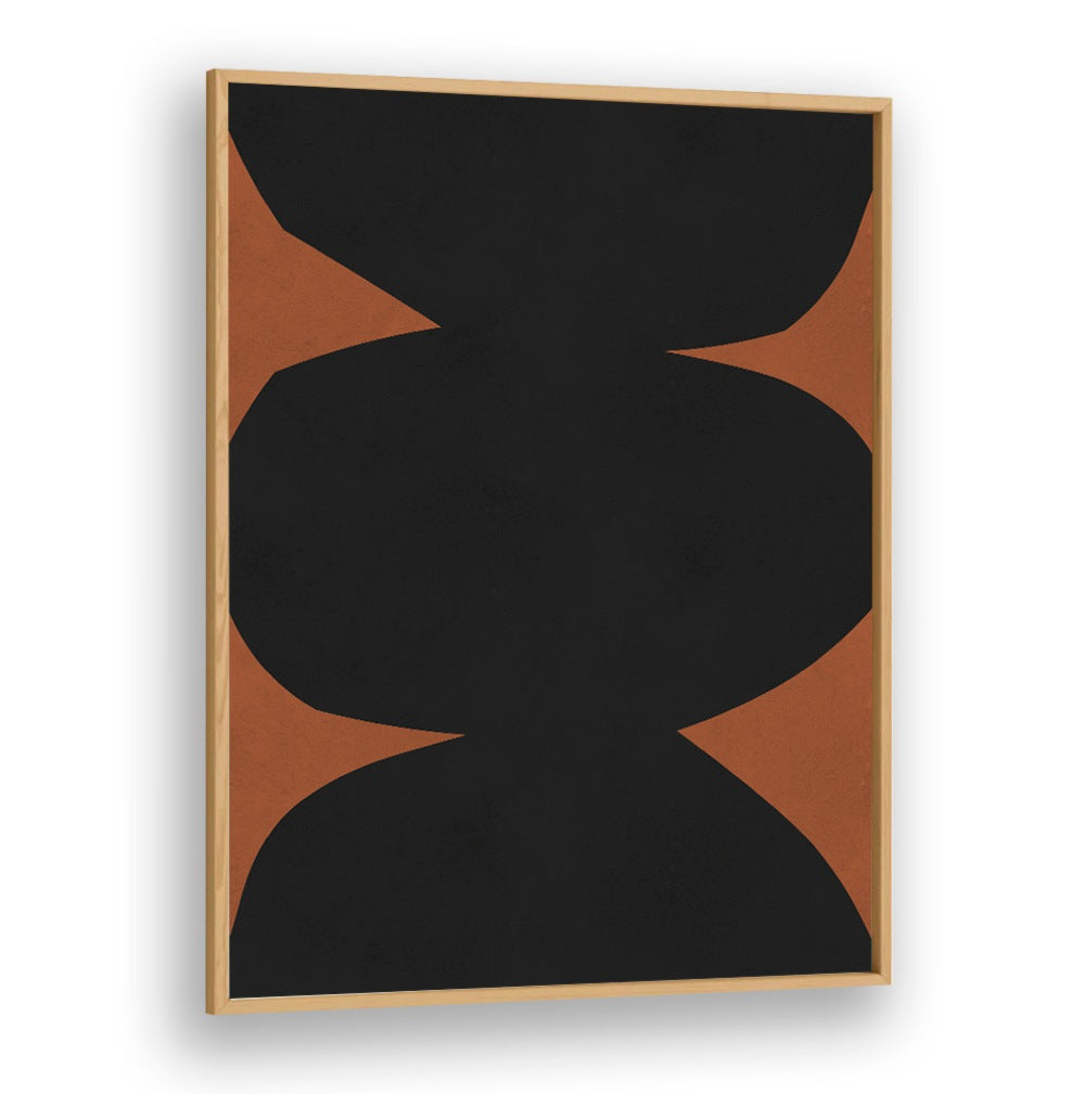 Stylish TRIBAL VII, GEOMETRIC ART PRINTS featuring bold shapes and earthy tones, perfect for modern decor.