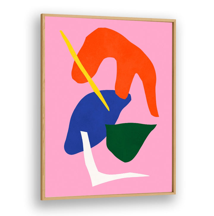 Colorful abstract design in a frame, featuring EXPRESSIVE XII, GEOMETRIC ART PRINTS to enhance creative spaces.
