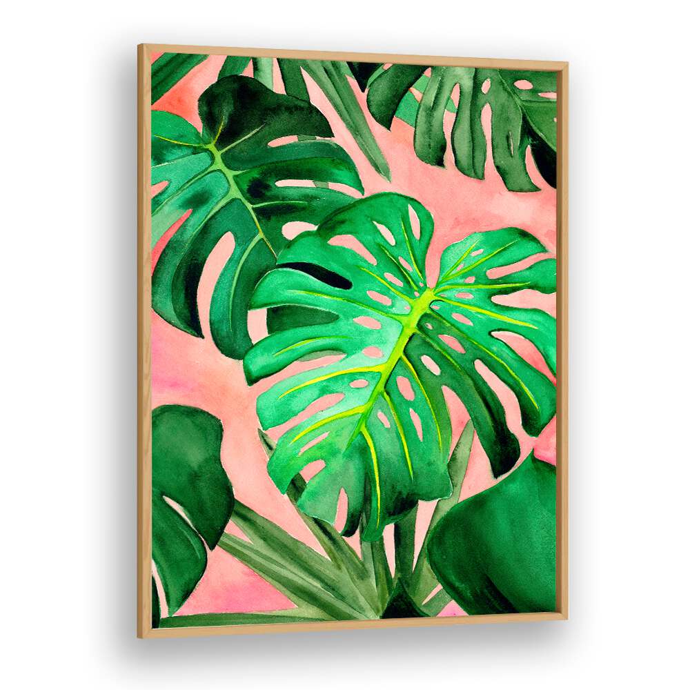 MONSTERA LARGE , FLORAL FLOWER PAINTINGS