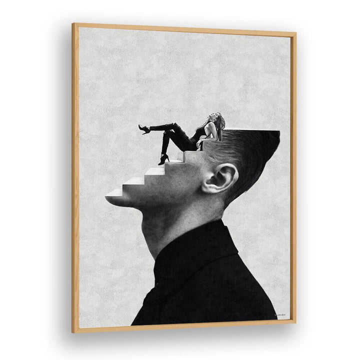 Surreal art print "It's a Woman's World" by Underdott, blending imagination and creativity in a striking design.