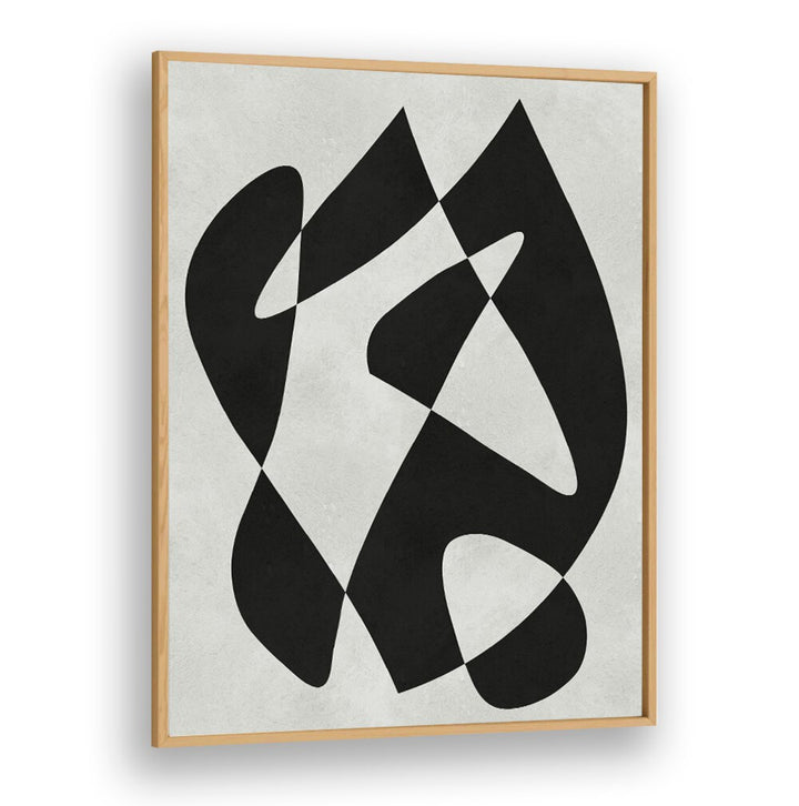 Geometric design in MODERN SHAPES II, ABSTRACT PAINTINGS adds sophistication to contemporary spaces.