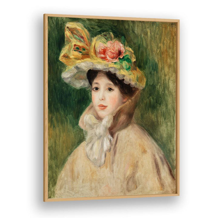 WOMAN WITH CAPELINE (EARLY 1890S) , VINTAGE PAINTINGS