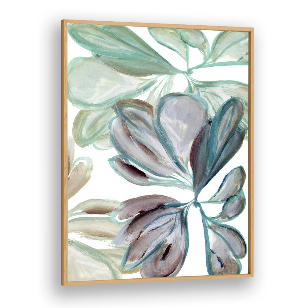 AQUA FLORAL I, FLORAL FLOWER PAINTINGS showcases vibrant brushstrokes that transform any space into a floral haven.