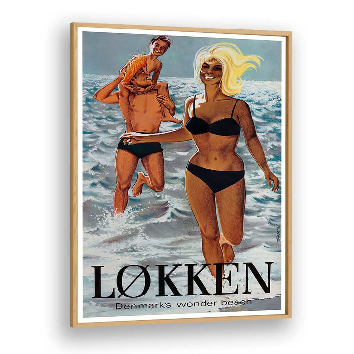 Celebrate summer fun at LOKKEN BEACH, DENMARK with our charming VINTAGE TRAVEL POSTERS, capturing timeless beach memories.