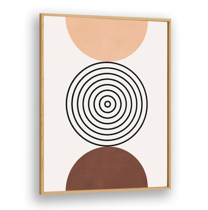 Geometric elegance shines in LINES AND CIRCLES XXVI, BOHO ART PAINTINGS, perfect for modern decor.