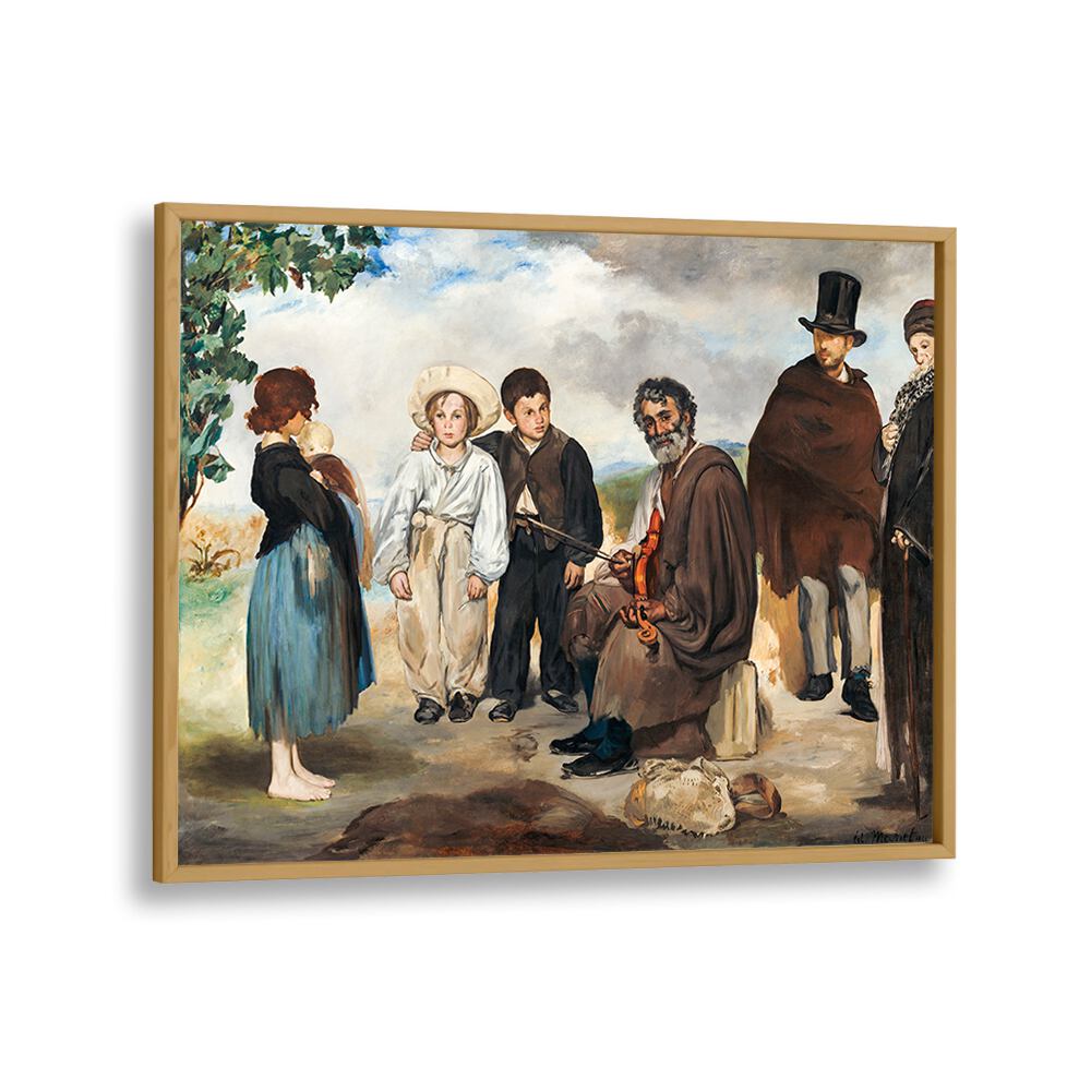 THE OLD MUSICIAN (1862)  , VINTAGE PAINTINGS