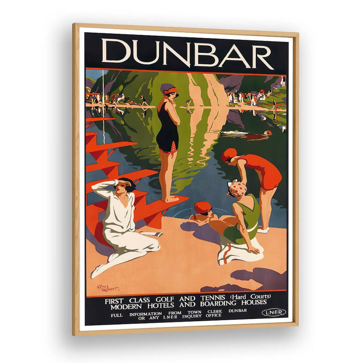 Discover vibrant DUNBAR, VINTAGE TRAVEL POSTERS featuring classic summer scenes that evoke timeless nostalgia.