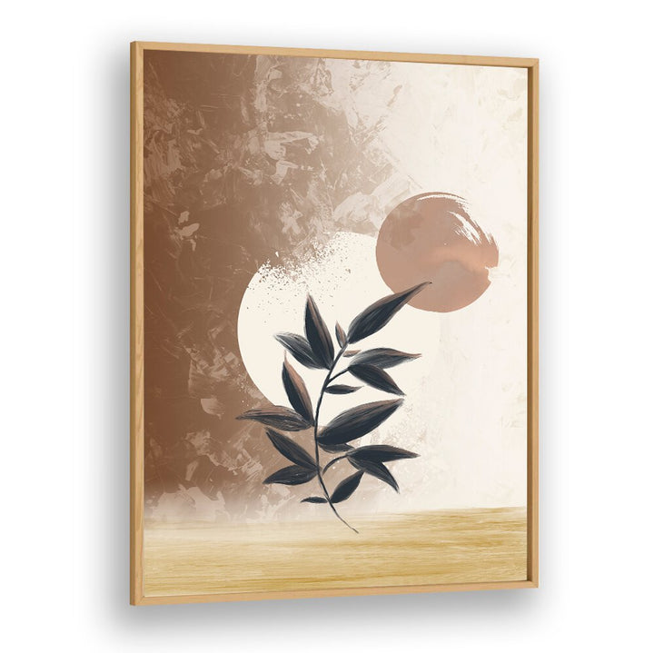 Elegant AKINTOLA, BOHO ART PAINTINGS featuring a modern design with earthy tones and a botanical motif for stylish decor.