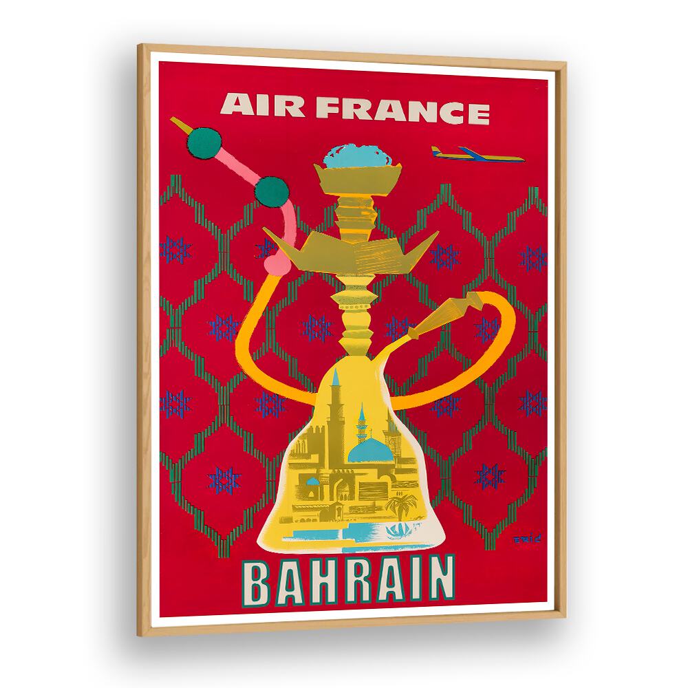 AIR FRANCE Vintage Travel Posters showcase a vibrant design celebrating the elegance of air travel and adventure.