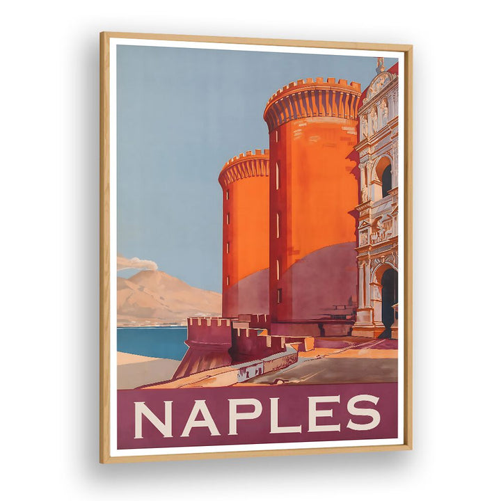 Vibrant NAPLES, VINTAGE TRAVEL POSTERS showcasing iconic architecture, perfect for home or office decor.