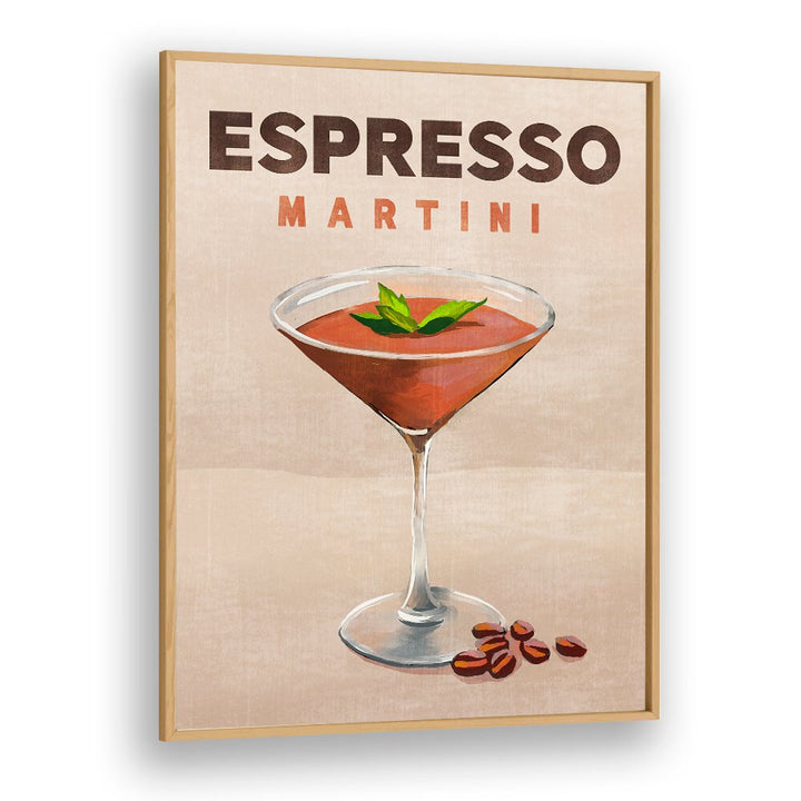 Chic Espresso Martini, Bar art print adds a sophisticated touch to your café decor, perfect for nightlife enthusiasts.