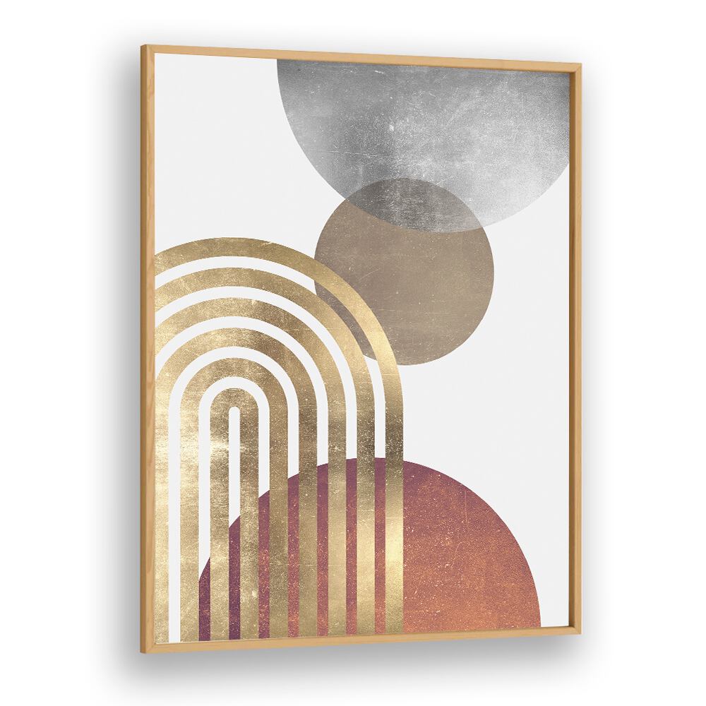 Modern design featuring COMPOSITION LINES AND CIRCLES II, BOHO ART PAINTINGS, perfect for vibrant home decor.