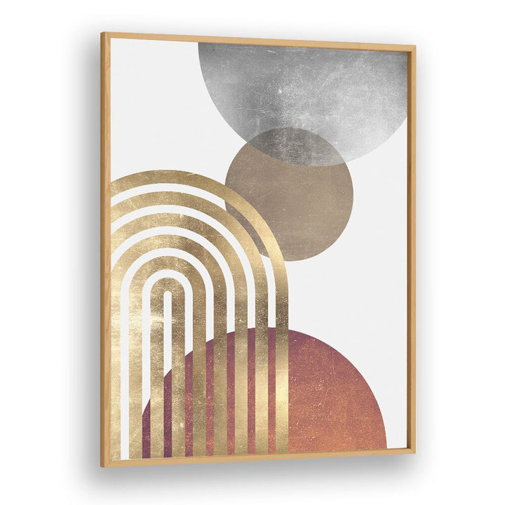 Modern design featuring COMPOSITION LINES AND CIRCLES II, BOHO ART PAINTINGS, perfect for vibrant home decor.