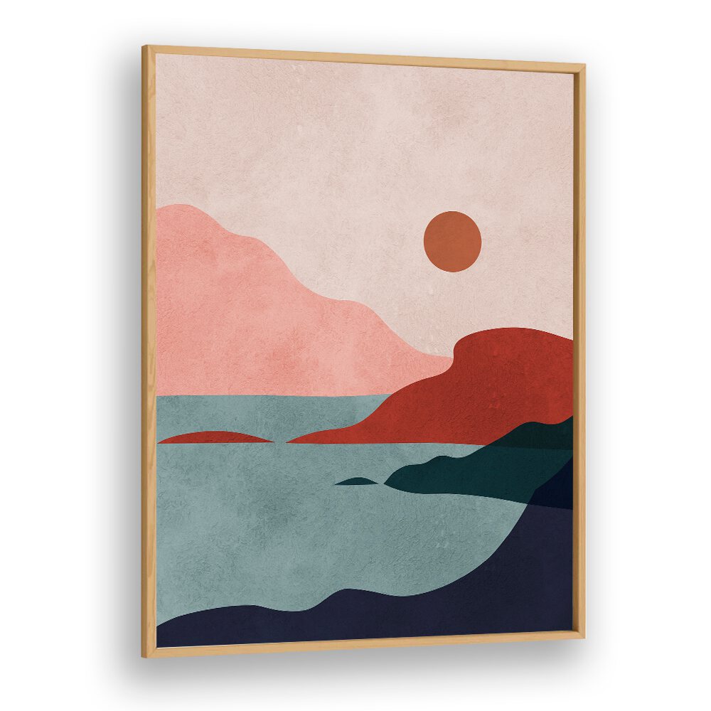 Vibrant WATERCOLOR XI, LANDSCAPE PAINTINGS showcase abstract nature, perfect for enhancing your home decor.