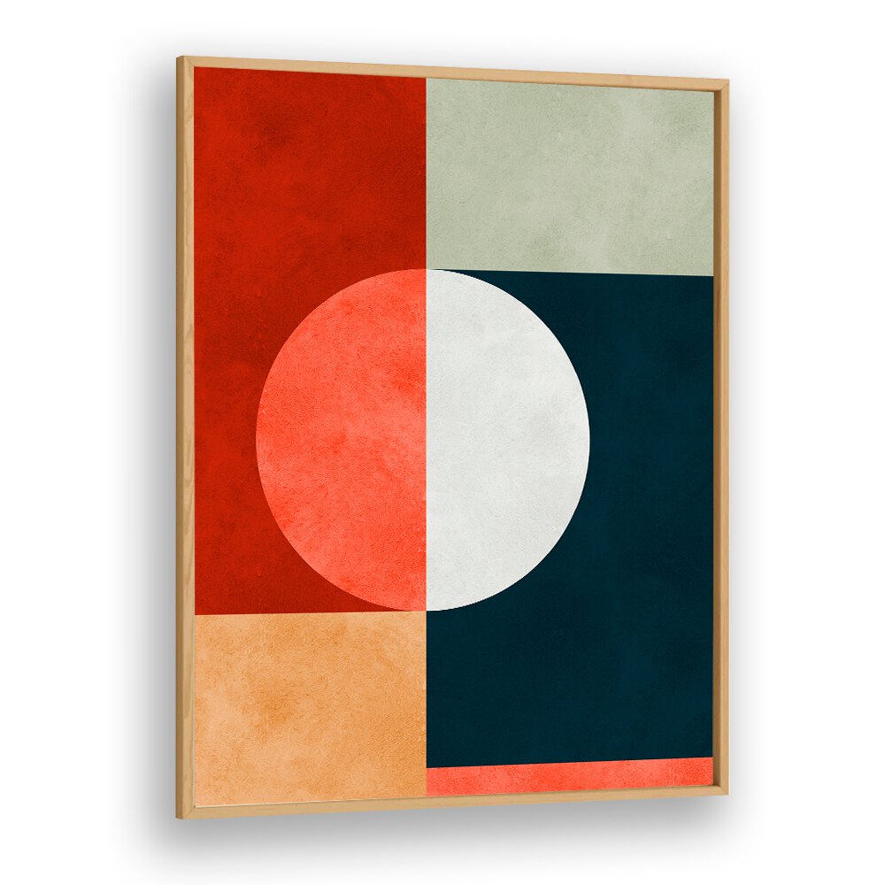 Captivating GEOMETRIC HARMONY V art print featuring bold shapes, perfect for enhancing contemporary spaces.