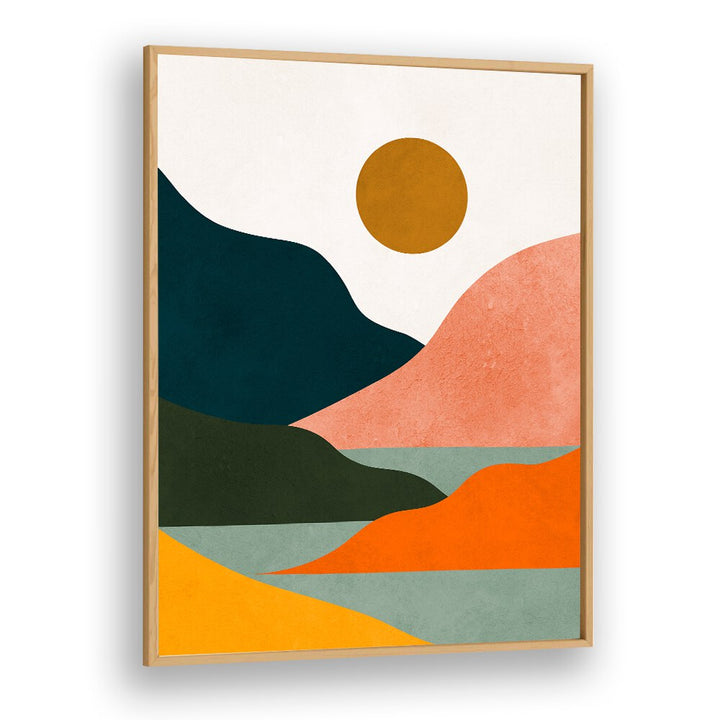 Transform your space with WATERCOLOR VI, LANDSCAPE PAINTINGS featuring abstract colors and captivating mountain scenery.