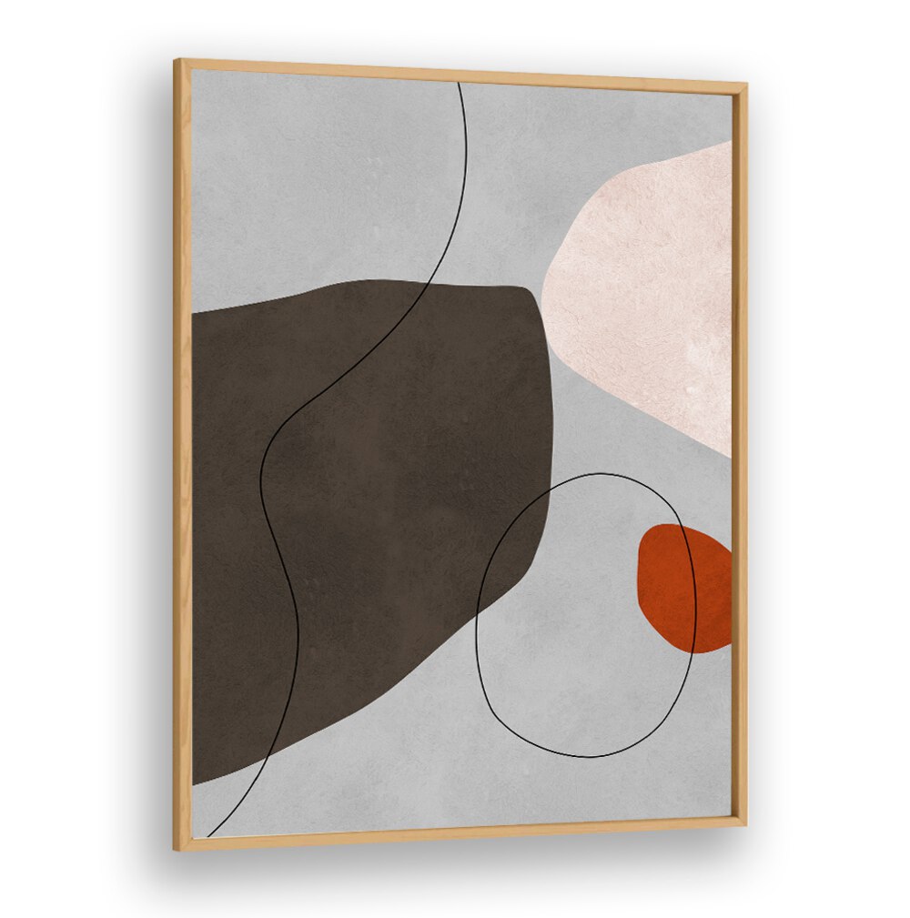 Stylish EXPRESSIVE V, ABSTRACT PAINTINGS showcasing modern shapes and tones for contemporary decor. Perfect for artistic spaces.