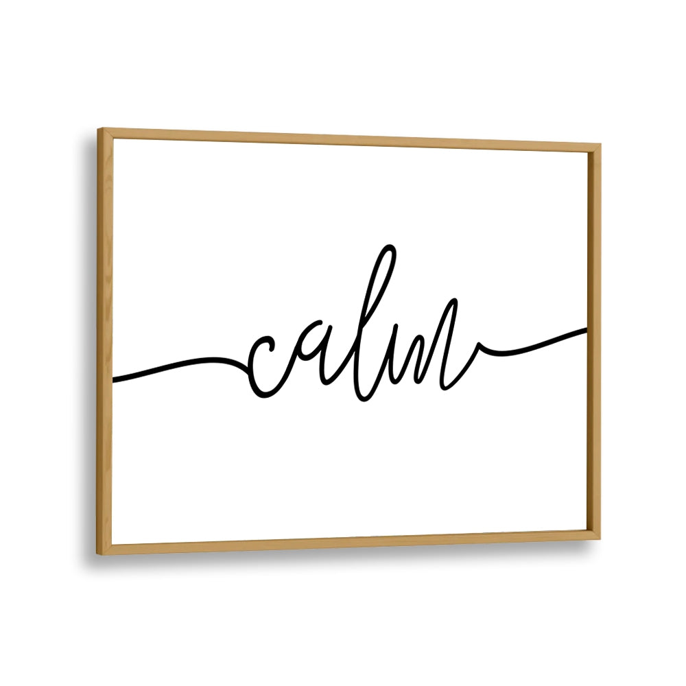 CALM, QUOTES typography poster designed for relaxation and a serene mindset in your space. Enhance tranquility today!