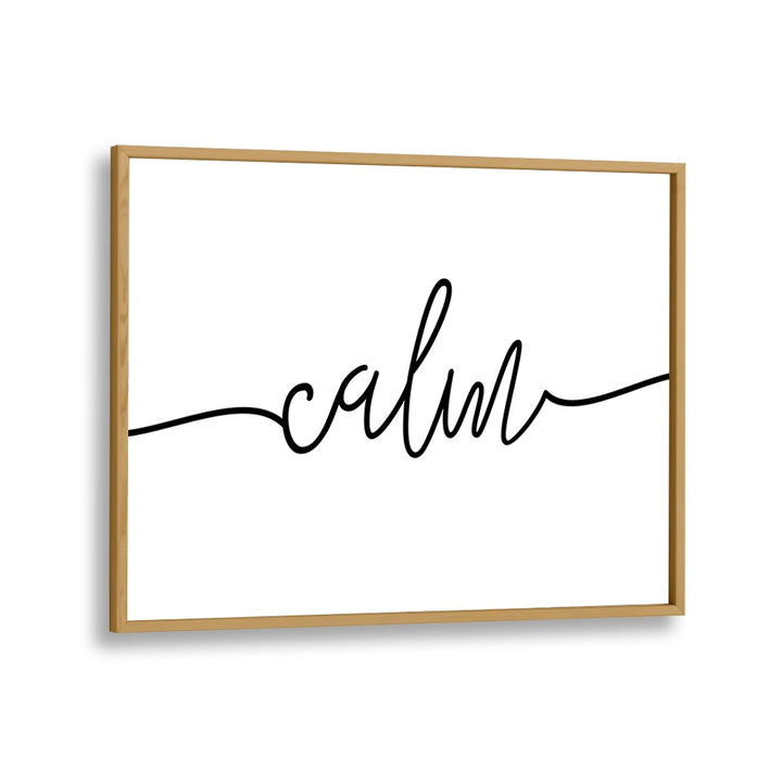 CALM, QUOTES typography poster designed for relaxation and a serene mindset in your space. Enhance tranquility today!