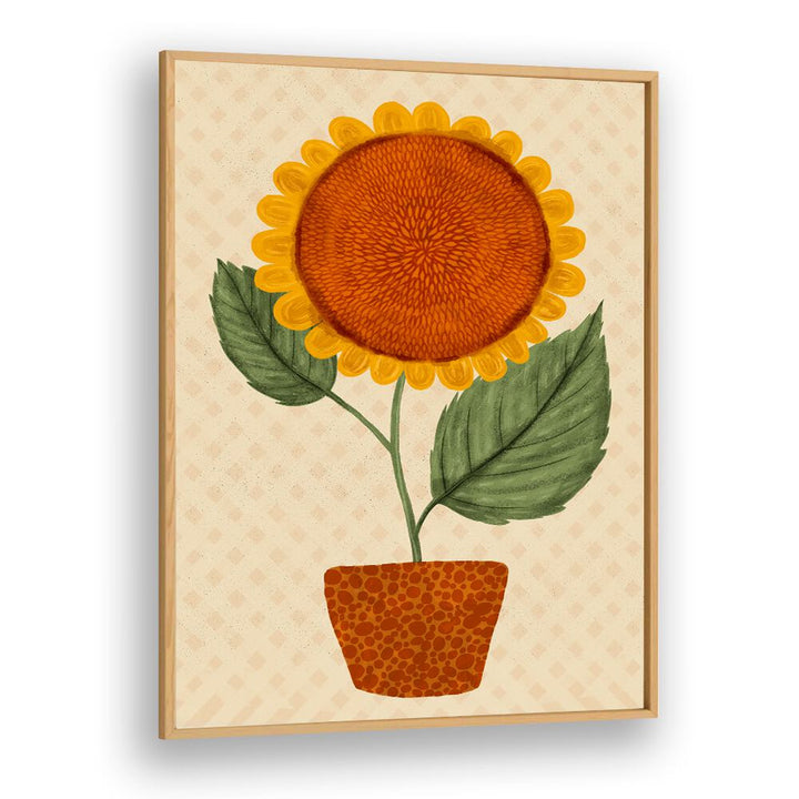 Bright and vibrant SUNFLOWER POT, FLORAL FLOWER PAINTINGS add a cheerful touch to any space. Perfect for decor!