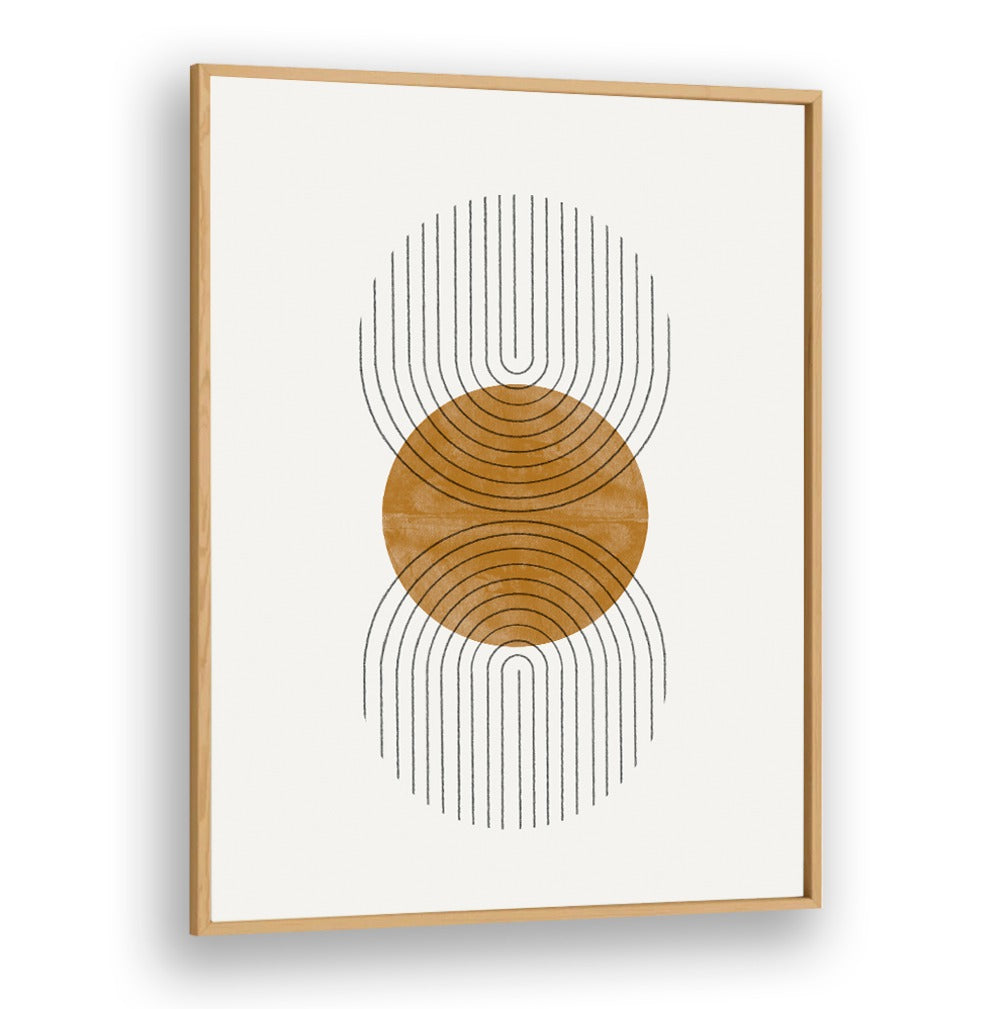 Stylish MODEN COMPOSITION, BOHO ART PAINTINGS featuring vibrant circles and lines to enhance your home decor.
