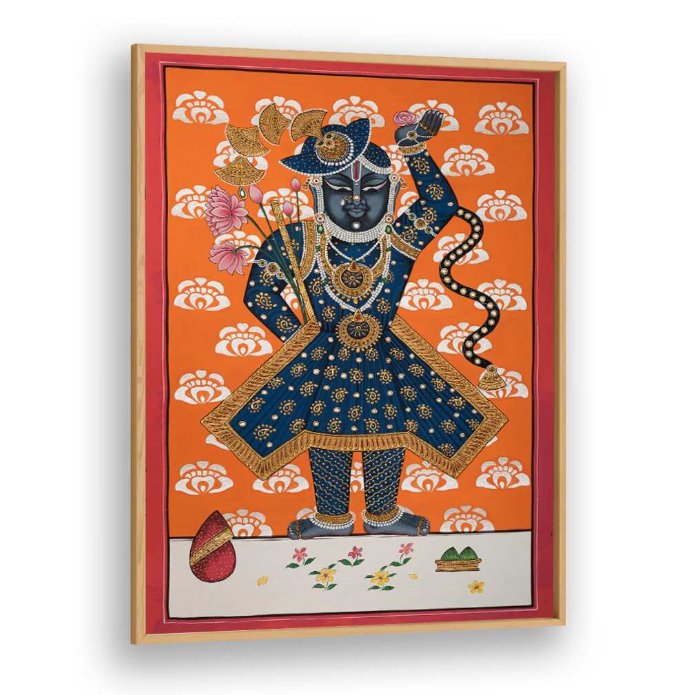 Exquisite SHRINATH JI, INDIAN ART PAINTINGS showcasing traditional craftsmanship and divine artistry for your decor.
