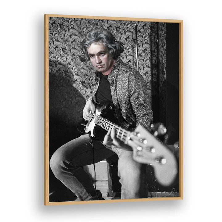 Stylish BEETHOVEN SOLO, MUSIC POSTERS by Dikhotomy blend classical music with modern art for a unique decor piece.