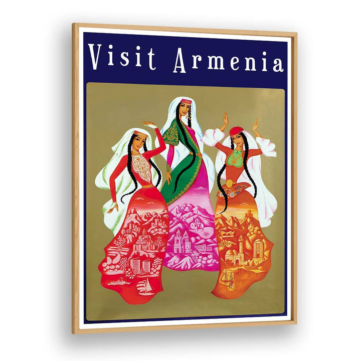 Vibrant ARMENIA, VINTAGE TRAVEL POSTERS showcasing rich culture and stunning landscapes for unique home decor.
