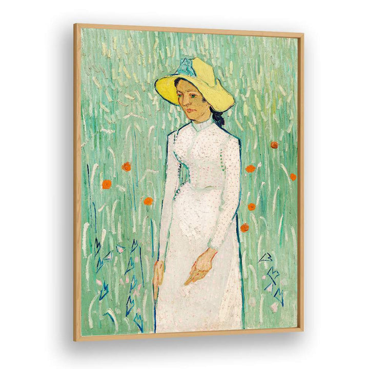 GIRL IN WHITE (1890) ,  VINTAGE PAINTINGS