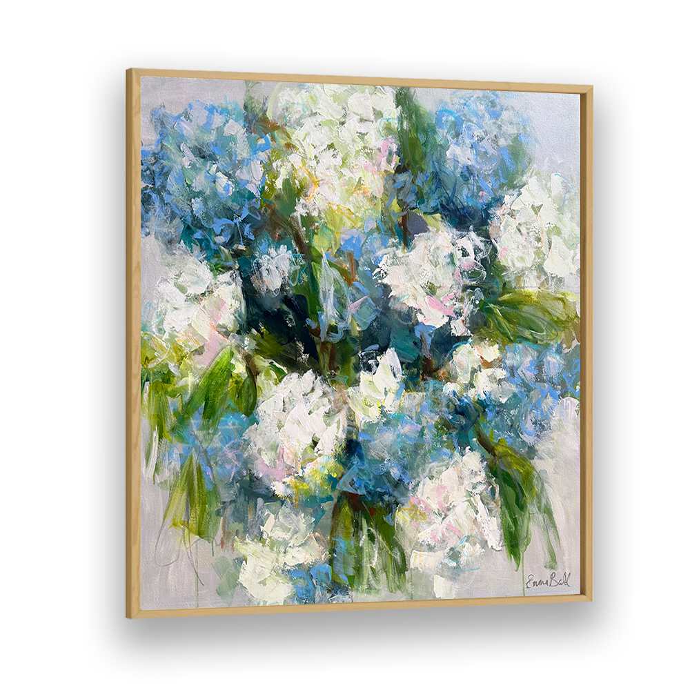 Bright and colorful DELICATE BLOOMS, FLORAL FLOWER PAINTINGS showcasing abstract floral brushstrokes for elegant decor.