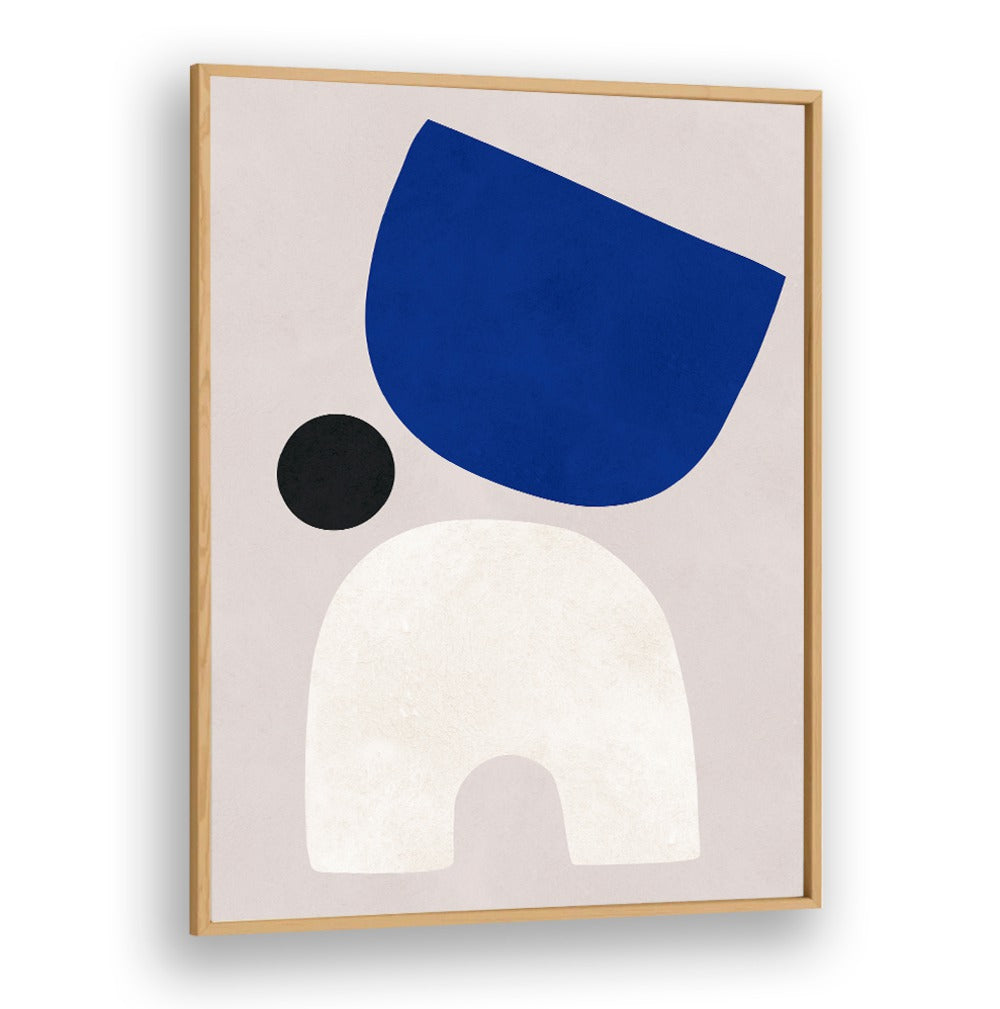 Sophisticated CURVED SHAPES VI, GEOMETRIC ART PRINTS featuring bold colors and elegant design elements for your decor.