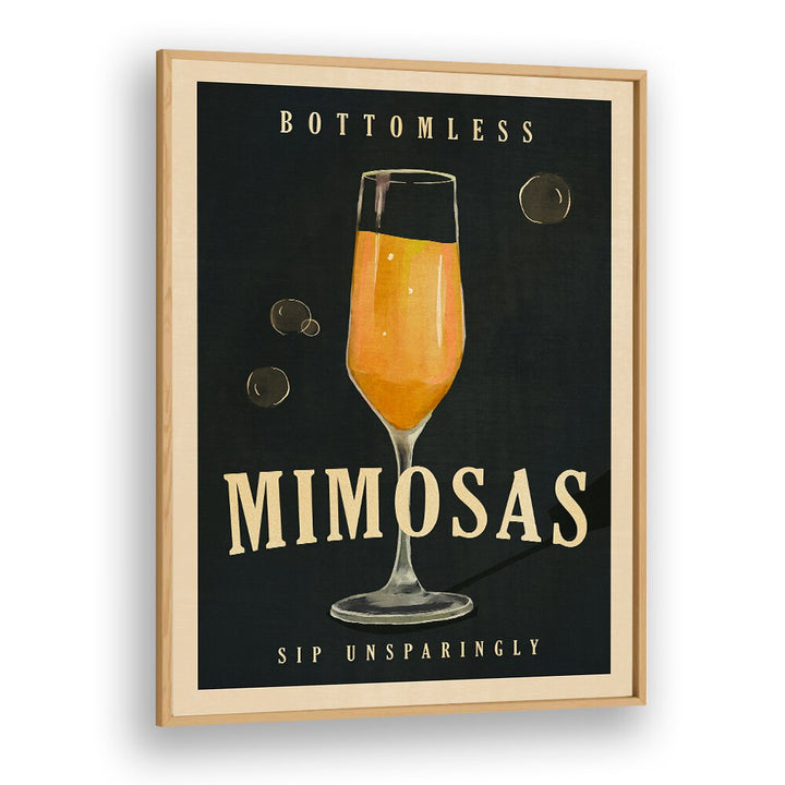 Chic MIMOSAS COCKTAIL , BAR art piece, perfect for enhancing your home bar or dining space with elegance.