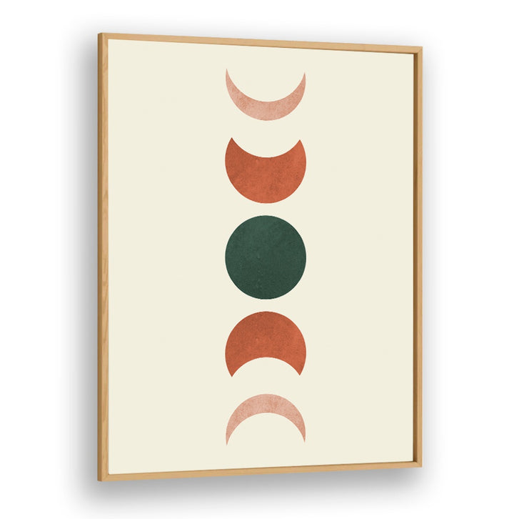 Stunning MOON PHASES III, BOHO ART PAINTINGS featuring phases of the moon, perfect for enhancing any space.