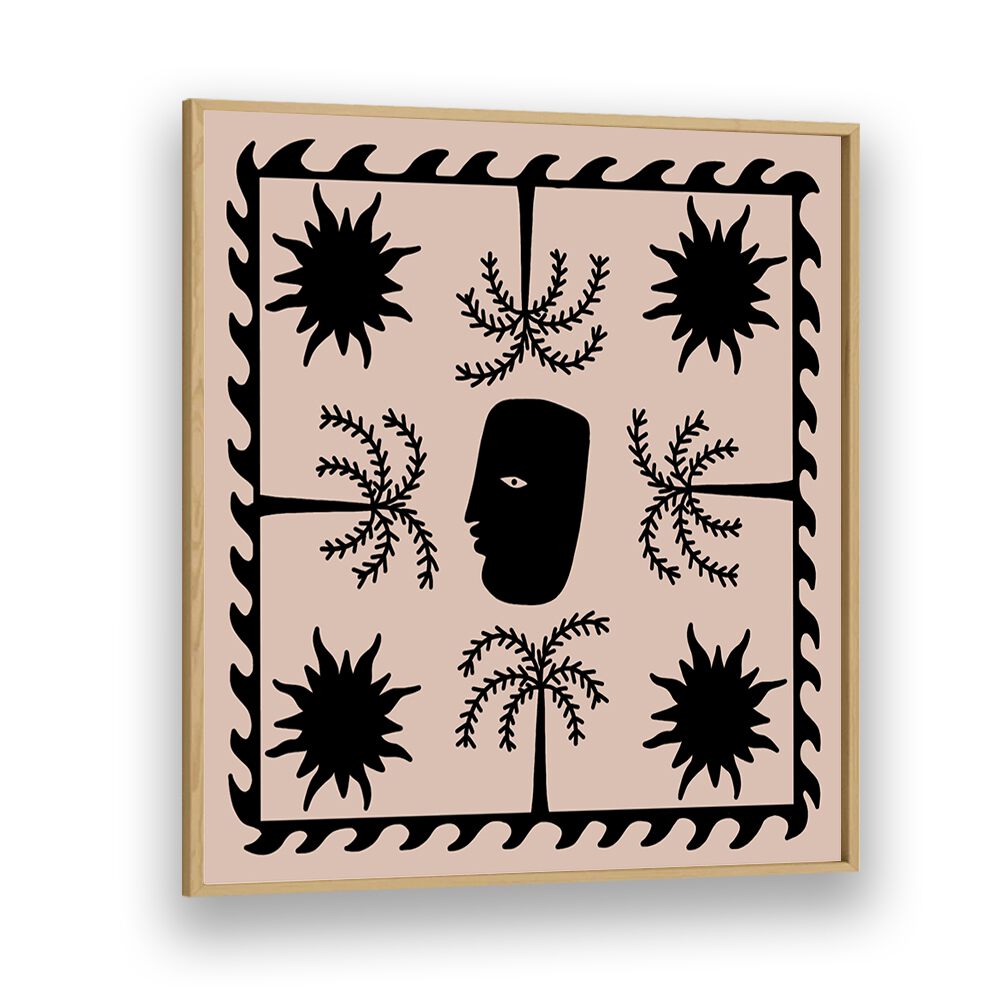 Stylish CELESTIAL II, BOHO ART PAINTINGS featuring unique patterns for a chic home aesthetic. Perfect for any decor.