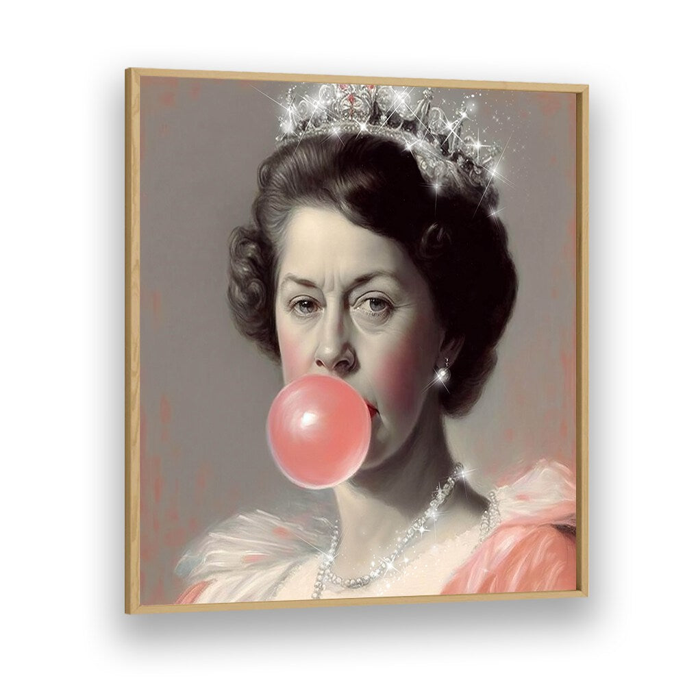 Transform your space with the GLITTER QUEEN, ALTERED ART PRINTS by Dikhotomy, blending elegance and whimsy.