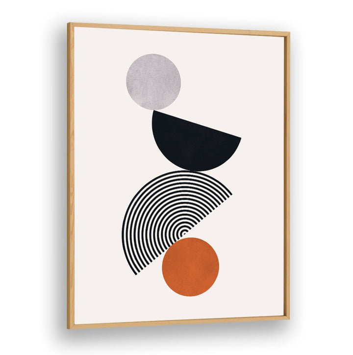 Serene BALANCE I, BOHO ART PAINTINGS showcasing geometric shapes, enhancing tranquility in your space.